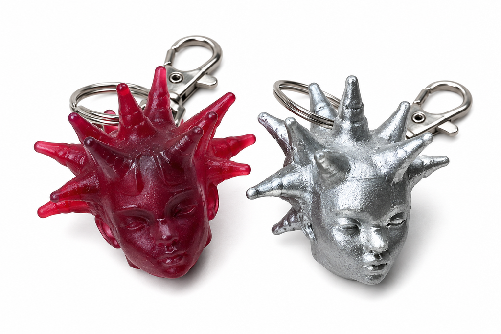 Spikey Head Key Chain